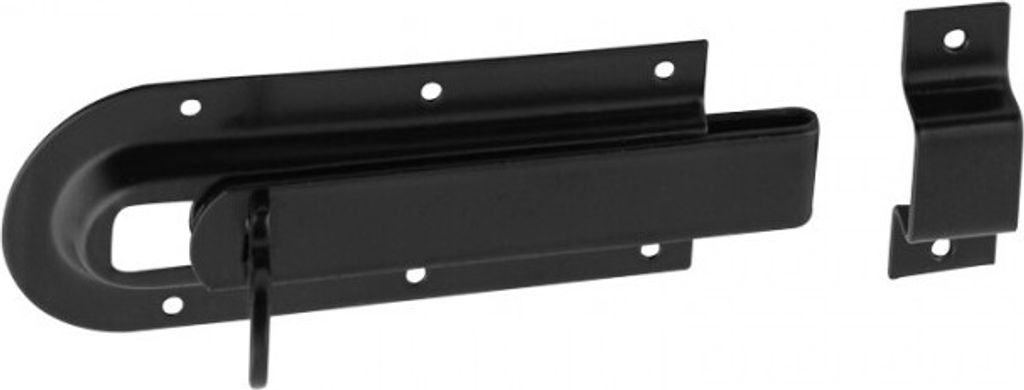 DMX - Riegel Schlossriegel Türschlossriegel Türriegel Schwarz - WZD