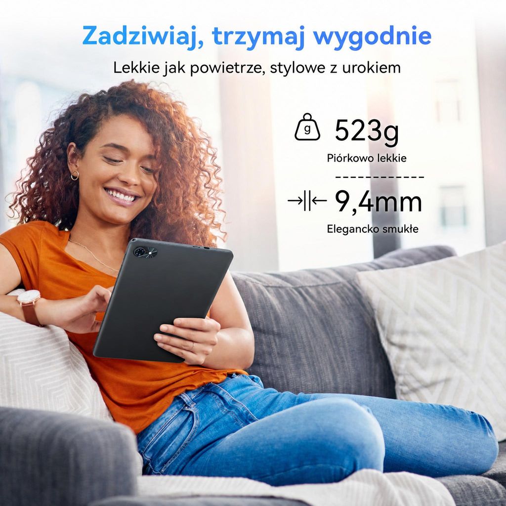 TABWEE T80 Tablet 10 cali, Android 15, 64 GB ROM, 1280 x Zdjęcie produktu 
