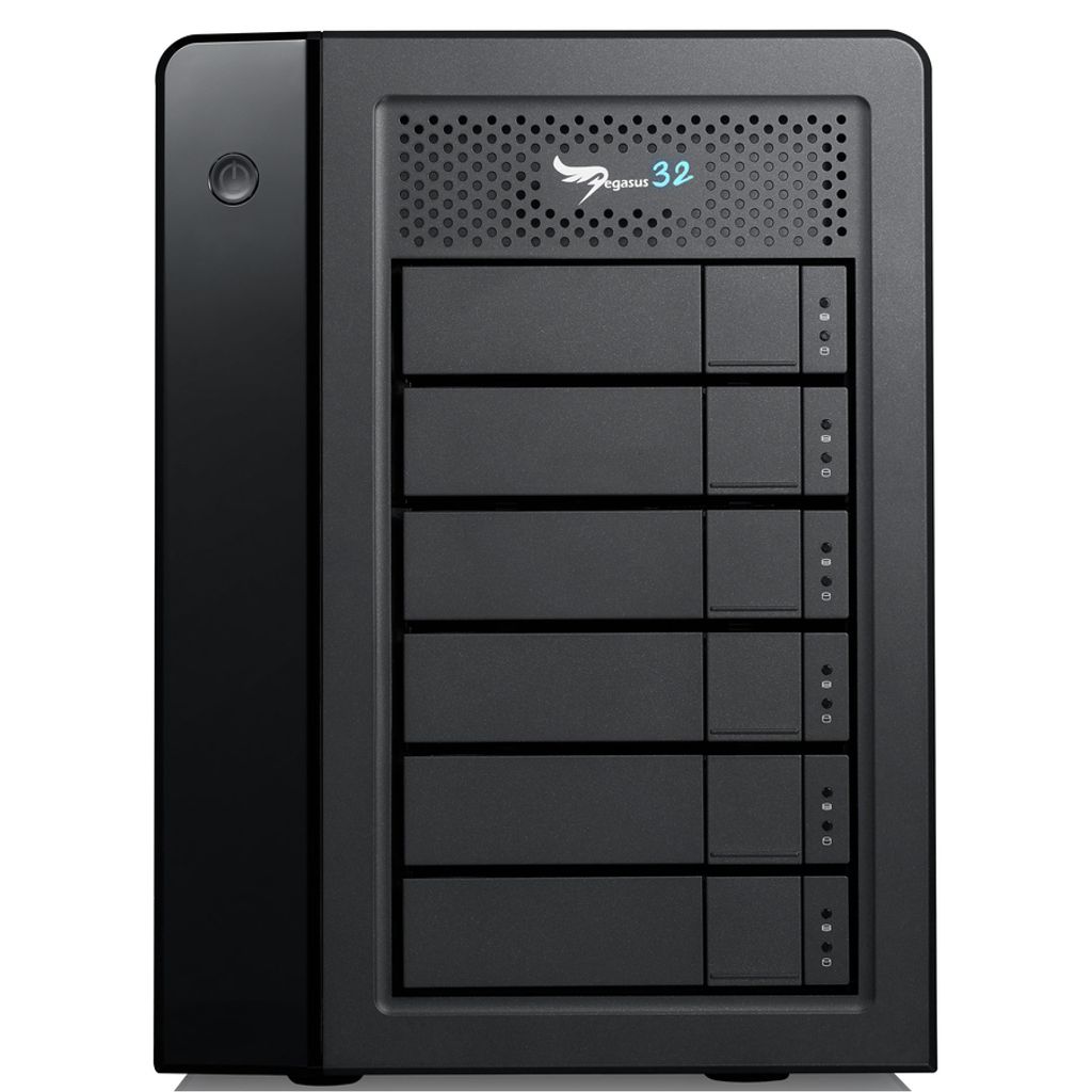 Promise Pegasus32 R6 - 24 TB - HDD - 9,1 kg - Tower - Schwarz
