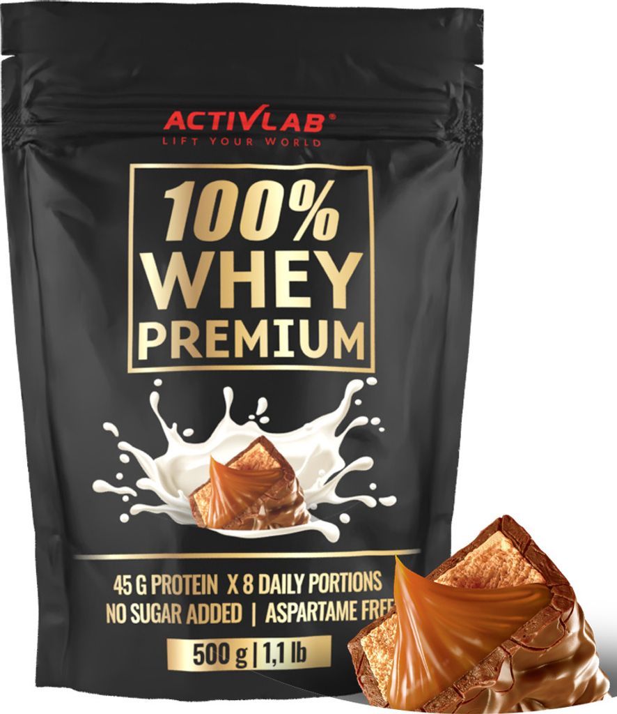 Activlab 100% Whey Premium 500g, hoher Proteingehalt, Produktbild 