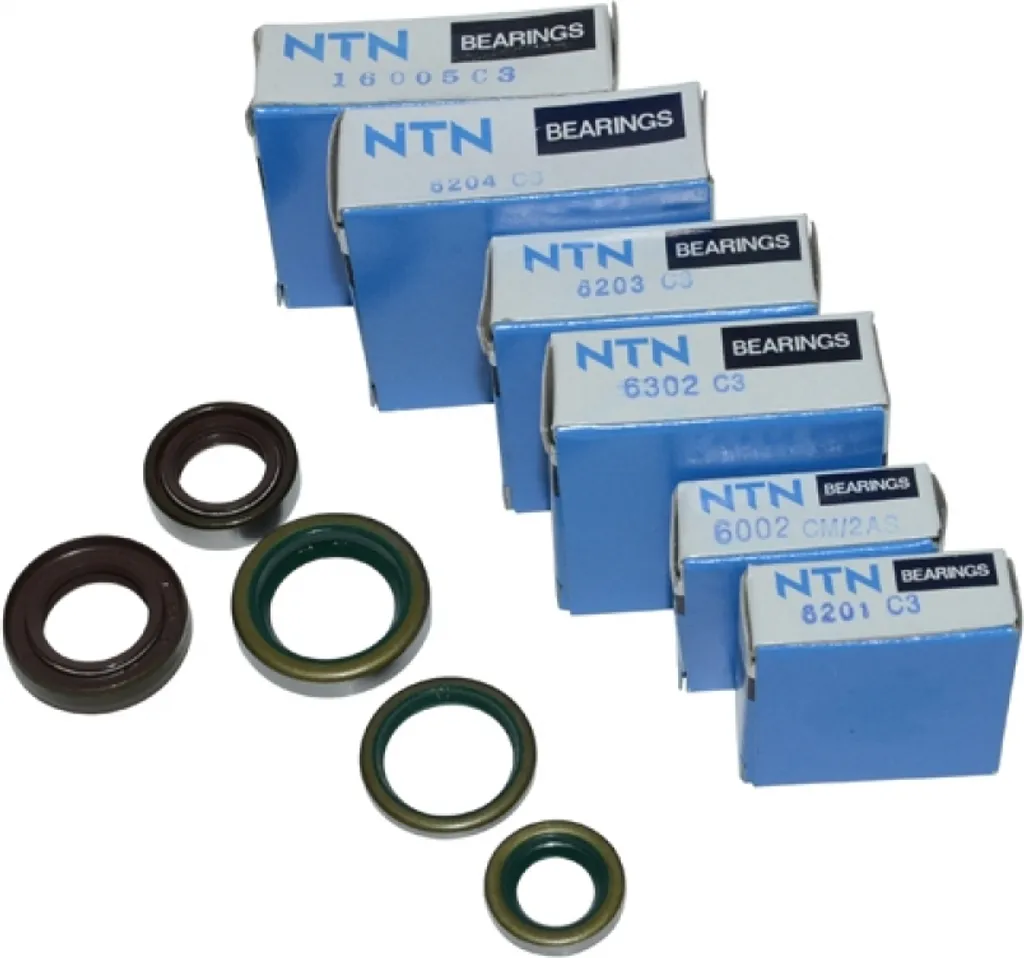 Réfection moteur 5V : Kit paliers vilebrequin 11 pièces et joint spi cpl.