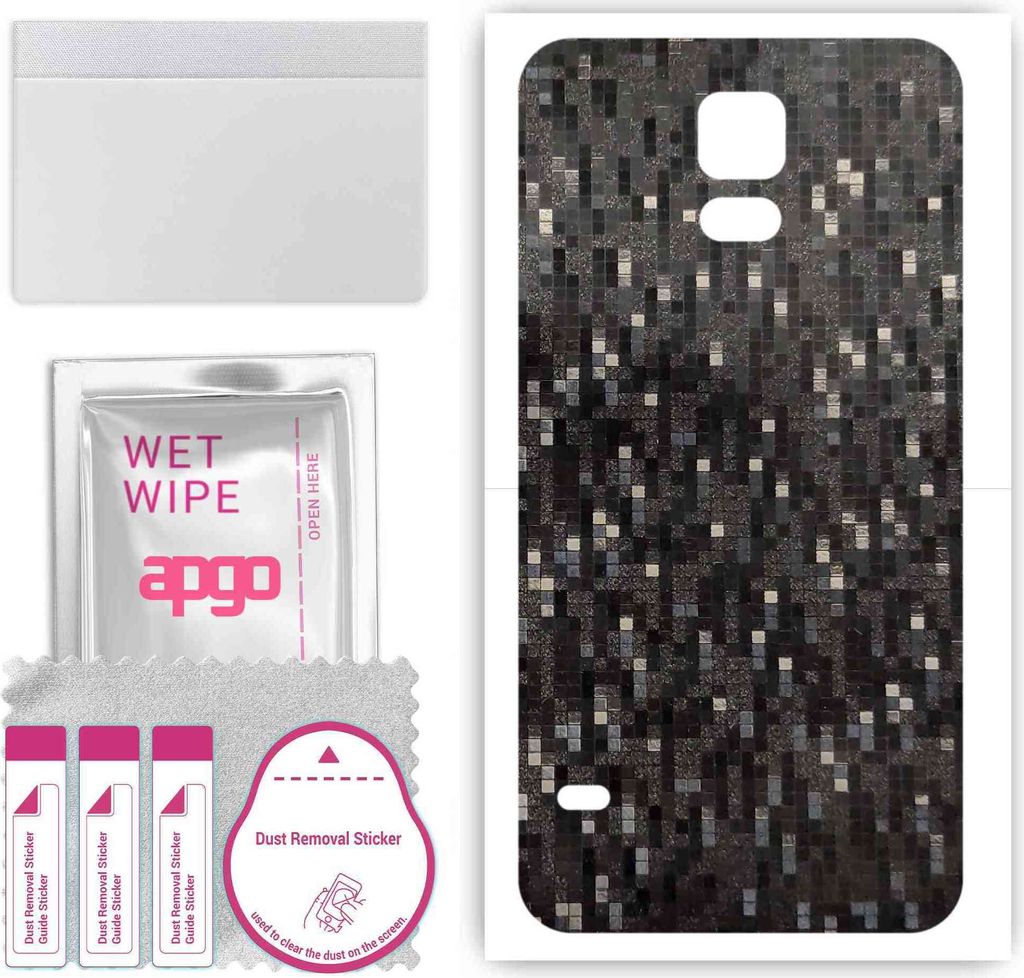 apgo Rückseite Schutzfolie, Skin, kompatibel mit Samsung Galaxy S5 Neo G903F, Hinten Displayschutzfolie aus Vinylfolie, kratzfest, einfache Montag...