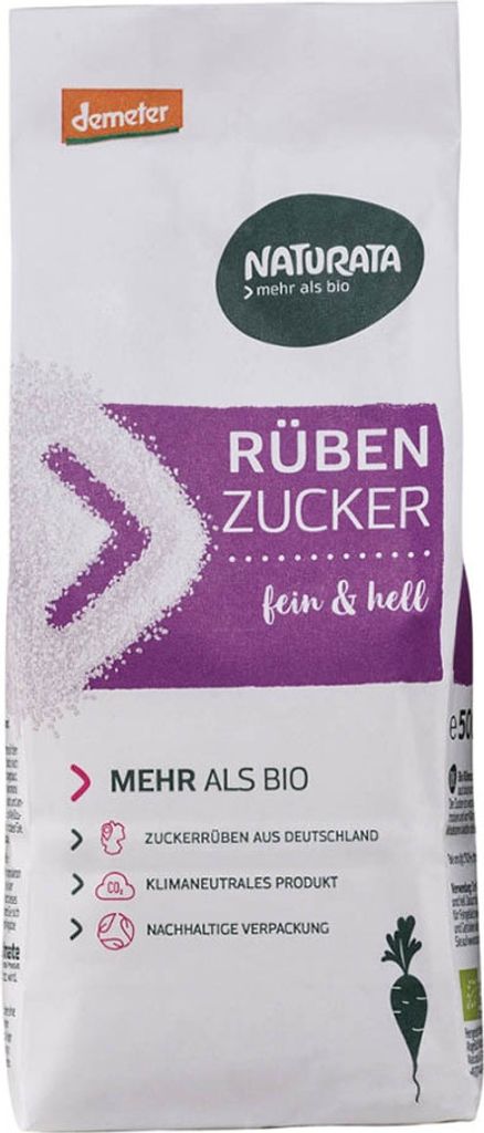 Rübenzucker - fein & hell demeter 500g