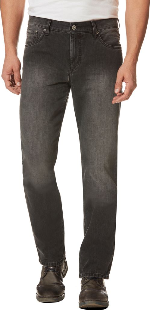 HERO by John Medoox DENVER Herren 5-Pocket-Jeans Straight Fit W42 / L30 darkgrey wash