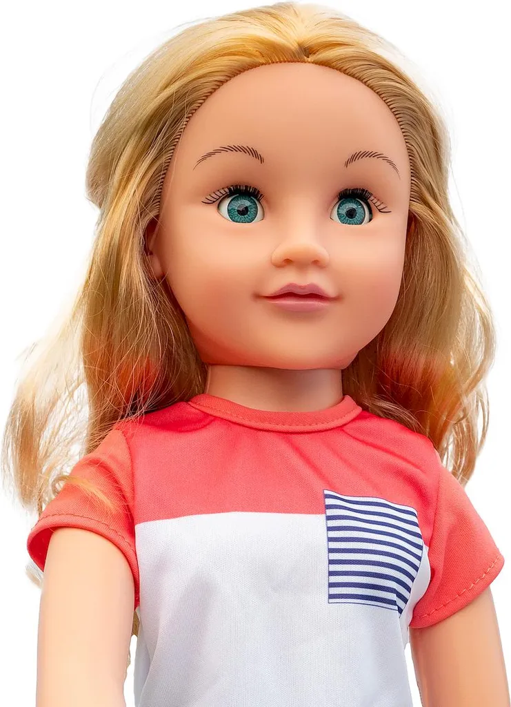 Marionnette à main Julka peluche éducative et sensorielle lavable - 5