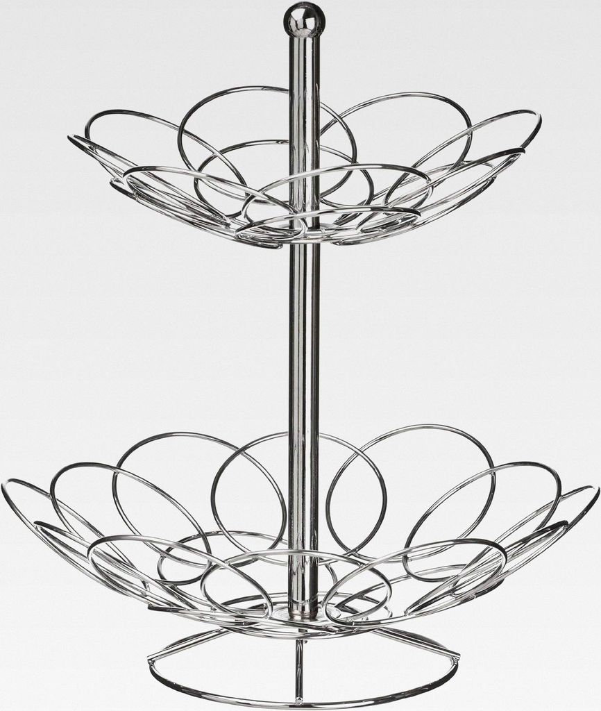 Housewares Hängende Körbe, 3-Tier, Chrom