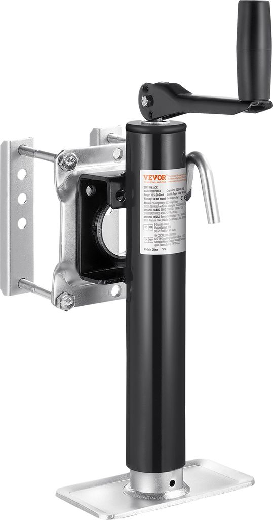 Cric de remorque VEVOR, capacité de charge dynamique de 907 Image du produit 