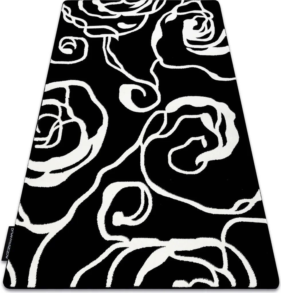 Tapis antistatique HAMPTON Rosa 200x290 cm facile à nettoyer fleurs