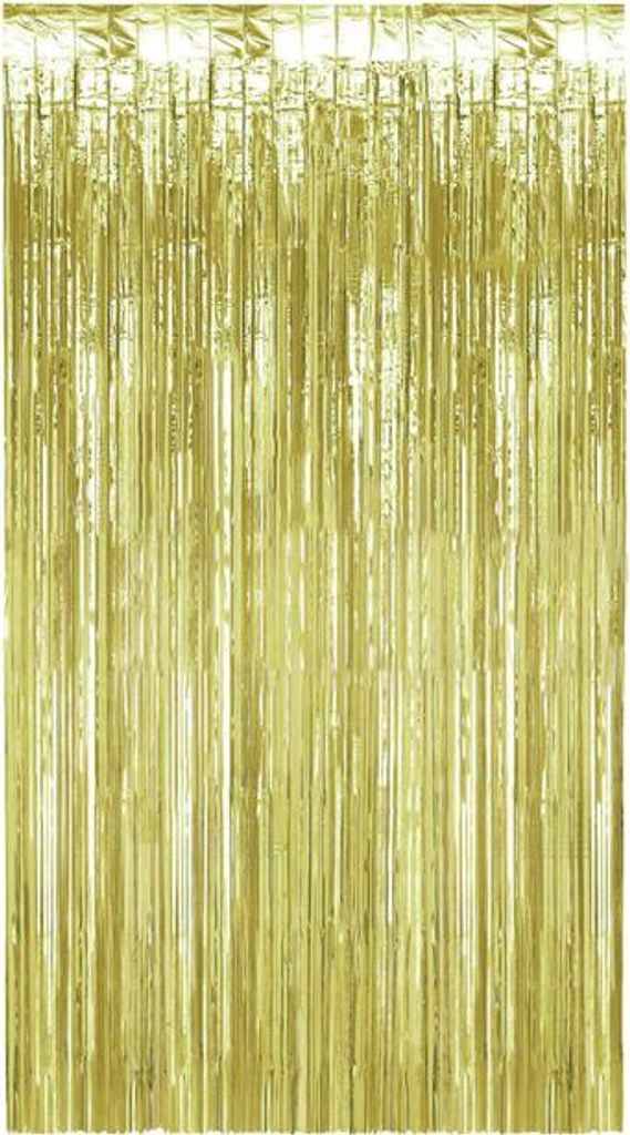Partyvorhang - gold - ca. 100 x182 cm