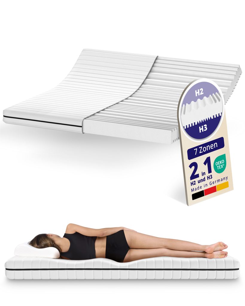 Matrace ze studené pěny - 200 x 200 cm - 15 cm - H2 H3 - Obrázek produktu 4