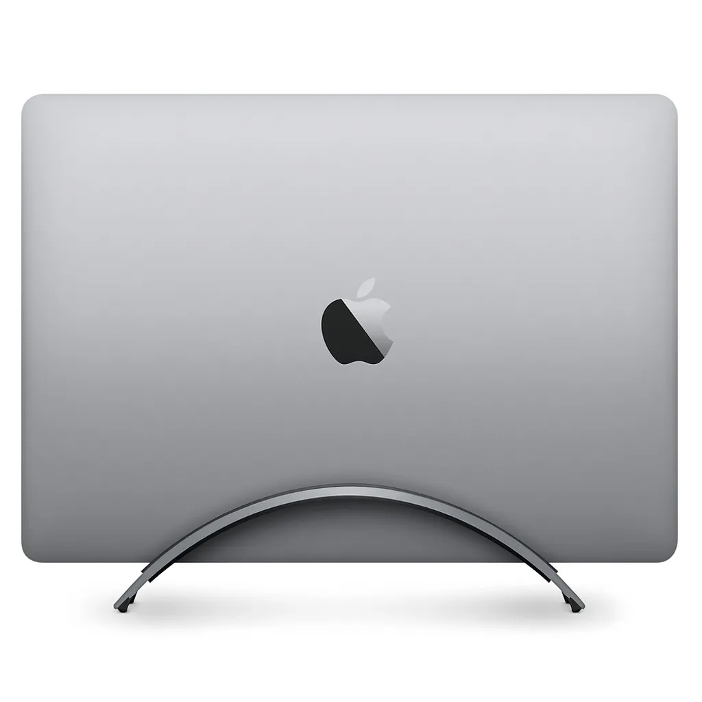 Support Vertical MacBook en Aluminium - Dock Station Twelve South Gris - 8