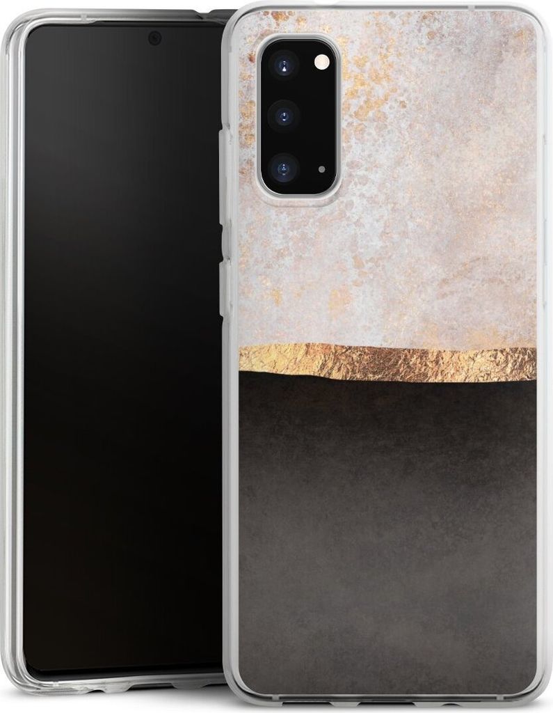 DeinDesign Handyhülle für Samsung Galaxy S20 Silikon Hülle Case Smartphone Schutzhülle Abstrakt Black & White Trends