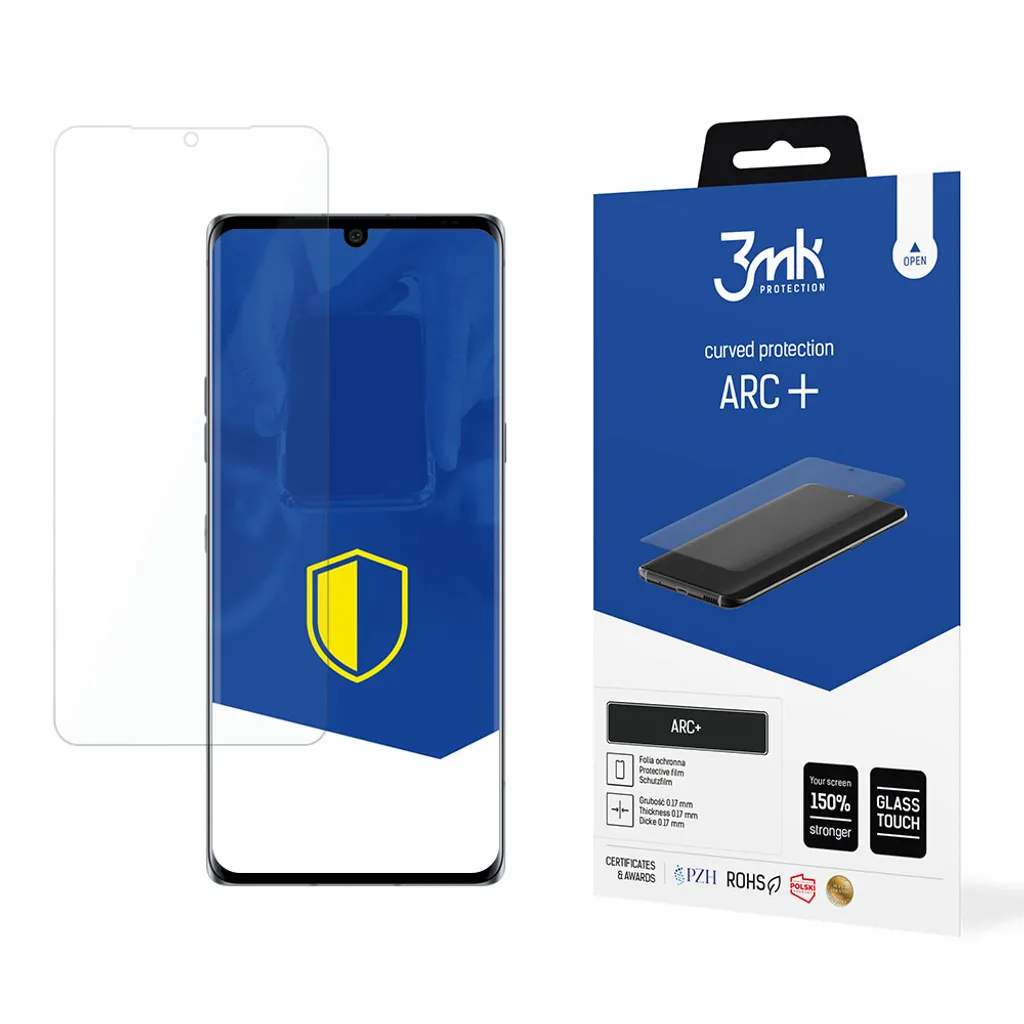 3mk Arc+ per LG Velvet 5G - Pellicola Protettiva 3D Bordi Curvi