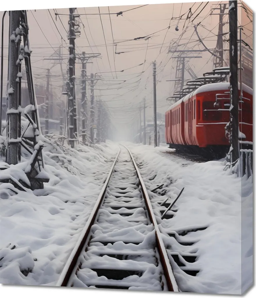 Image pour bureau Voyage sur les rails 60x70 - Ambiance calme voyage
