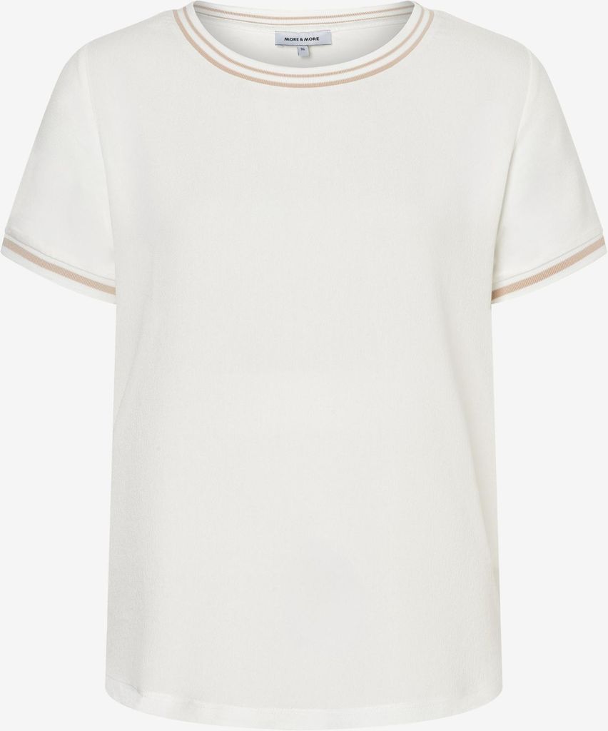 More & More Contrast Shirt, off white 0041 0041 36