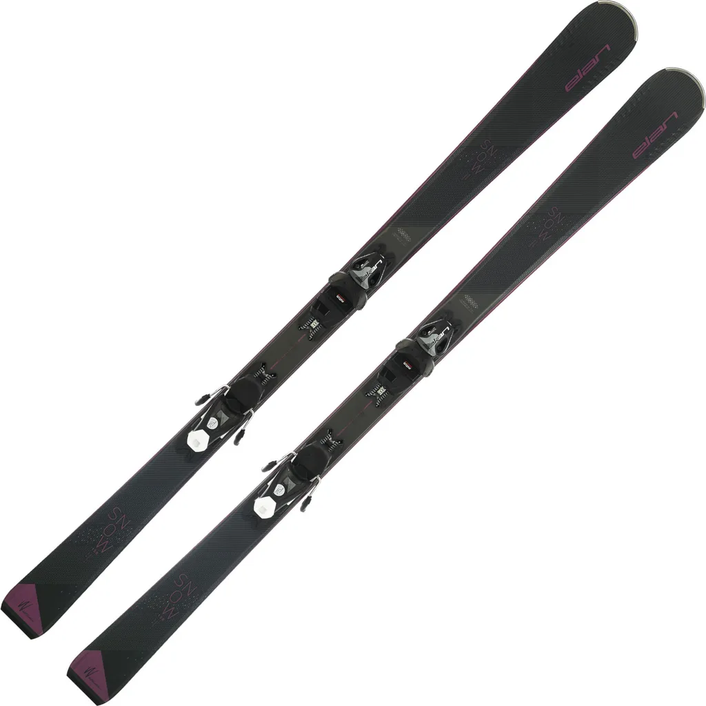 Ski Elan Snow Black Parabolic Rocker 2023 avec Fixations EL9.0 146cm