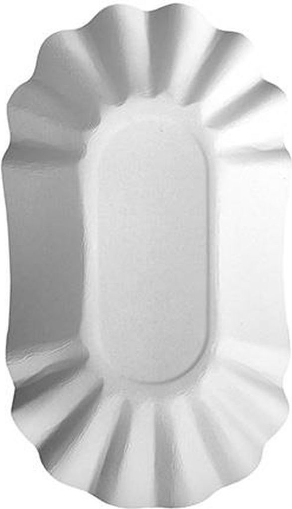 Papstar Schalen, Pappe "pure" oval 10,5 cm x 17,5 cm x 3 cm Produktbild 