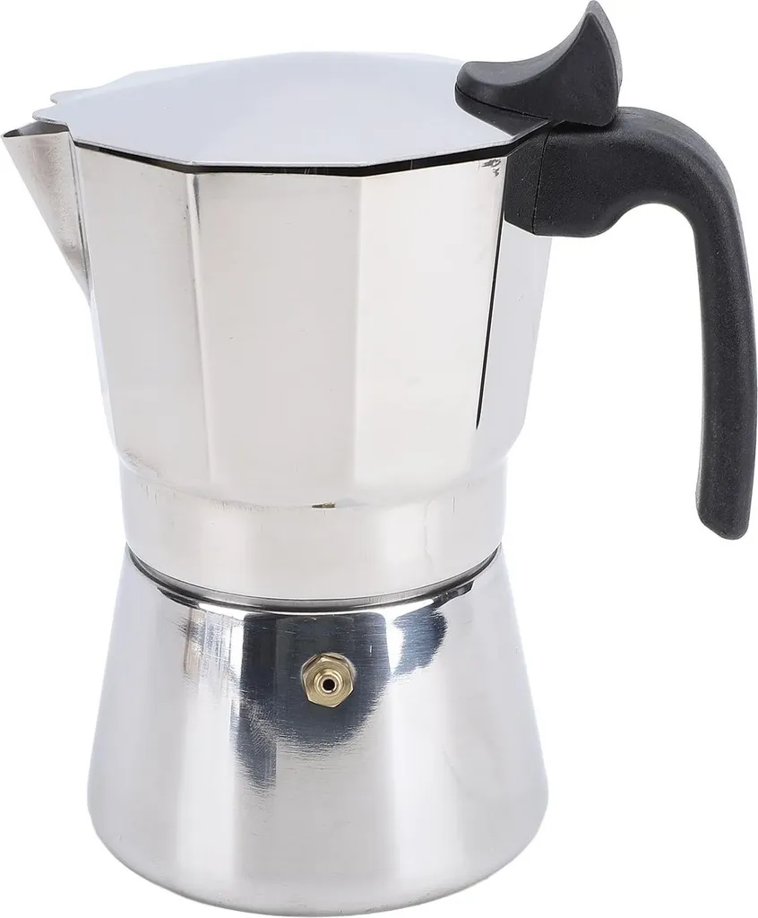 Cafetière Inox Distribution Chaleur Uniforme 300ml Design Octogonal