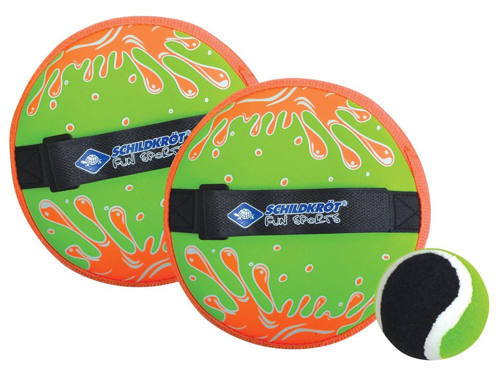 NEOPREN KLETT BALL SET, grün/orange, Produktbild 
