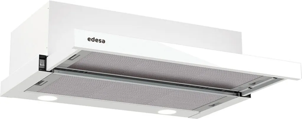 Éliminez Odeurs et Vapeurs avec la Hotte Edesa ECT-6411 WH Blanche 390m³/h