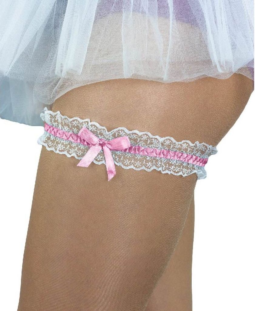 Oblique Unique Strumpfband mit Schleife Hochzeit JGA Produktbild 1