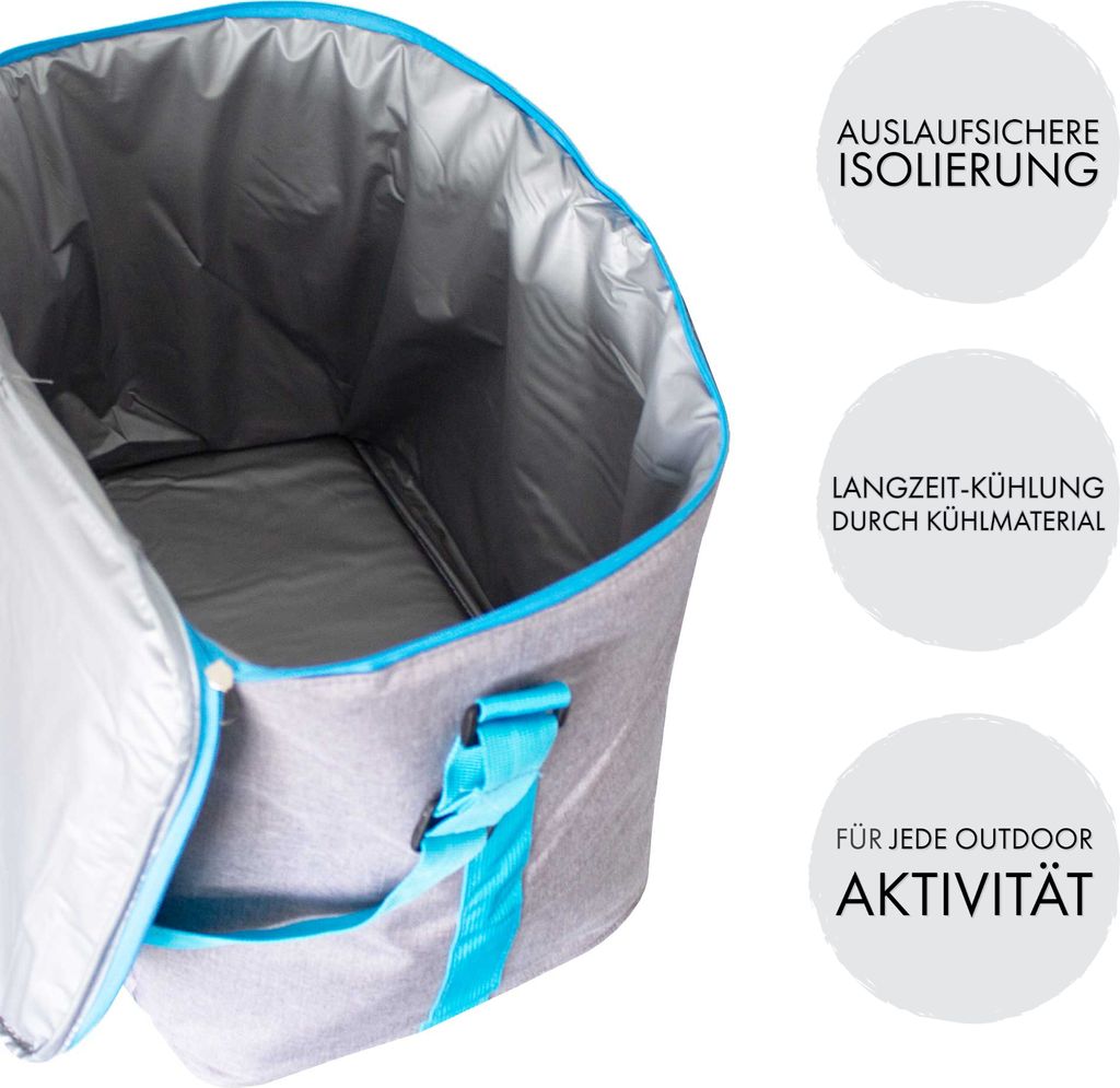 ToCi Kühltasche Isoliertasche Thermotasche Picknicktasche Produktbild 6