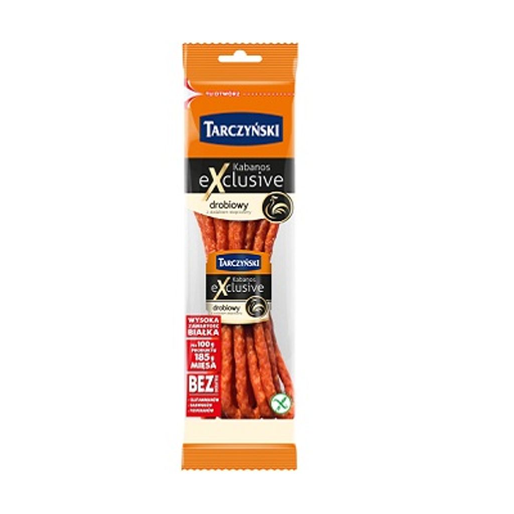 7x Tarczynski Geflügel Cabanossi Vorteilspack 105g Produktbild 