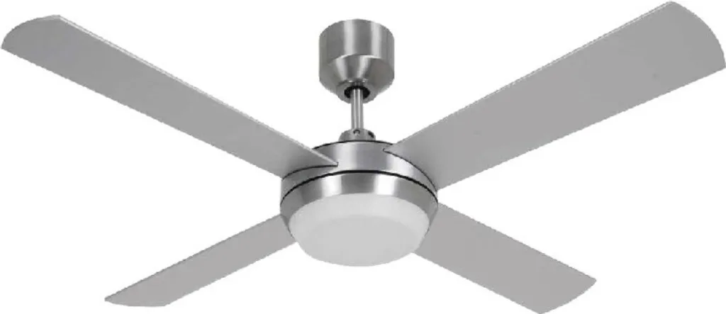 Ventilateur de plafond silencieux 122cm avec lampe LED et commande à distance