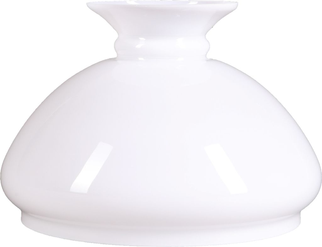 Verre à pétrole Ø 234mm Blanc Verre de lampe de rechange Image du produit 