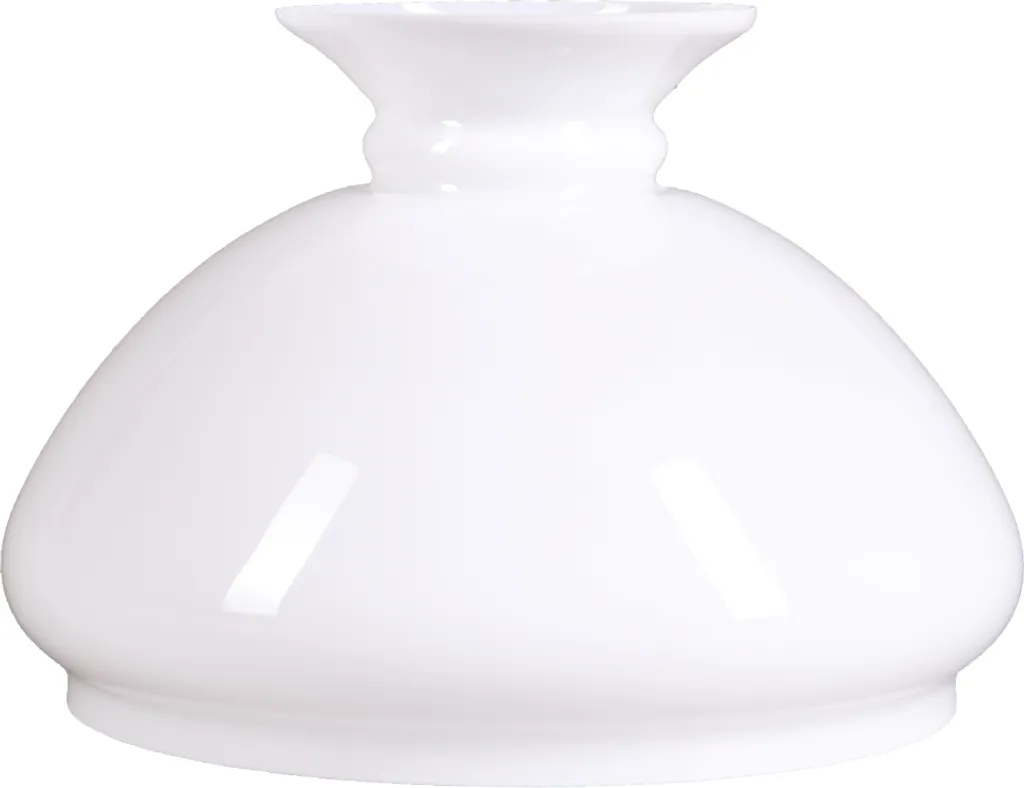 Remplacer votre verre à pétrole Ø 218mm blanc pour lampe ancienne