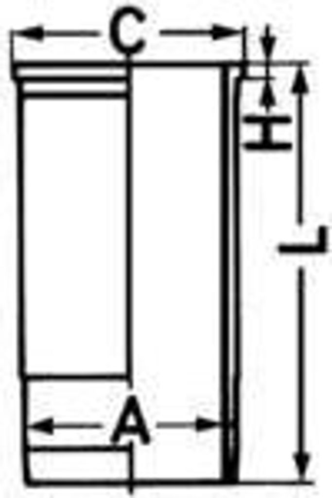 Zylinderlaufbuchse KOLBENSCHMIDT 89856111