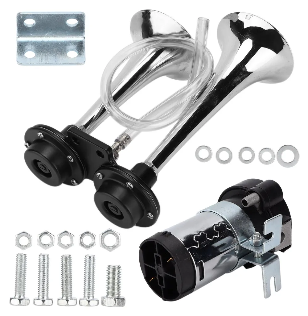 Compresseur à double pavillon 12V 150dB avec bobine en cuivre robuste