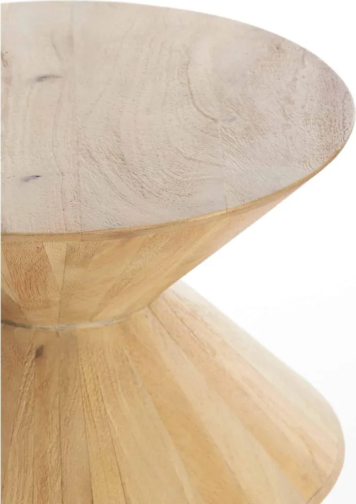 Table console d'appoint Larus Ø40cm pour sublimer votre entrée chic