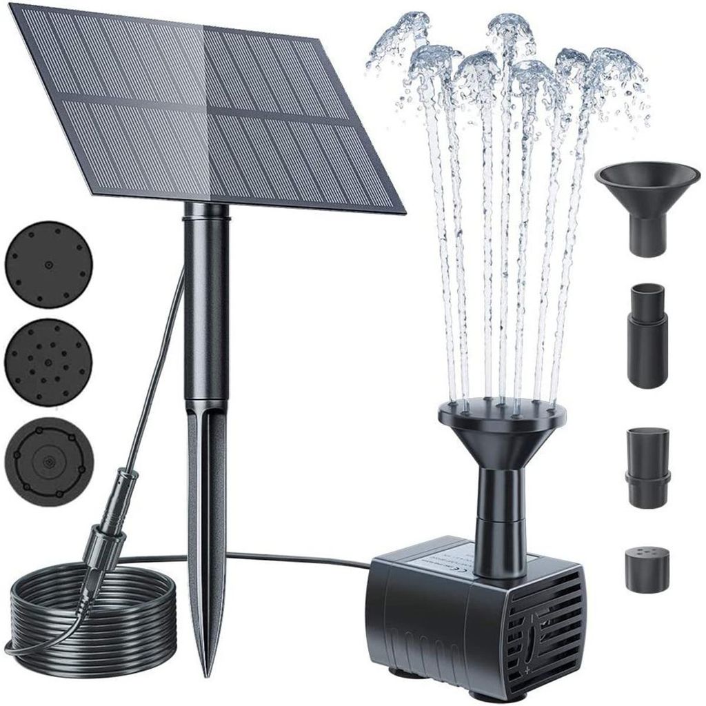 Solar Brunnenpumpe, Solar Springbrunnen für Außen mit Produktbild 