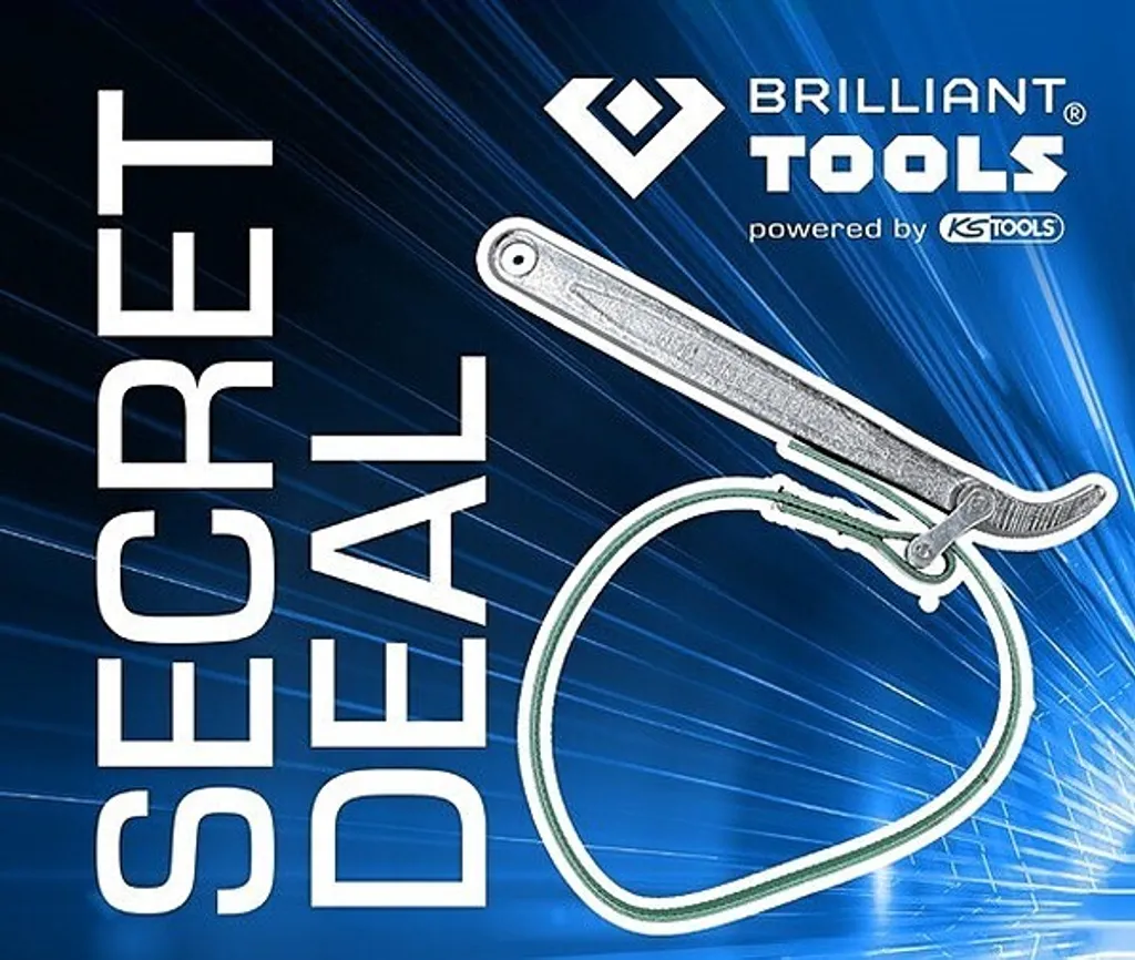 Pinza a Nastro BT064916 Brilliant Tools per Filtri e Tubi Delicati