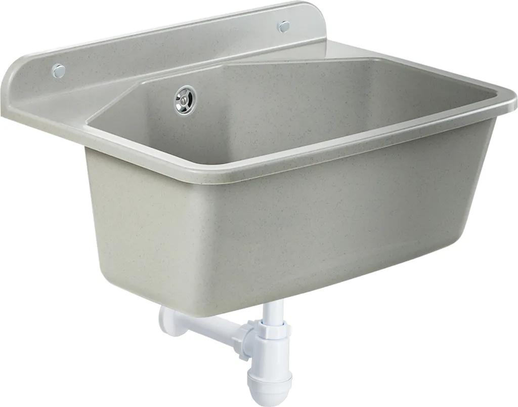 Lavello Esterno Gospo 46x37x20 con Sifone - Kit Completo Fai da Te