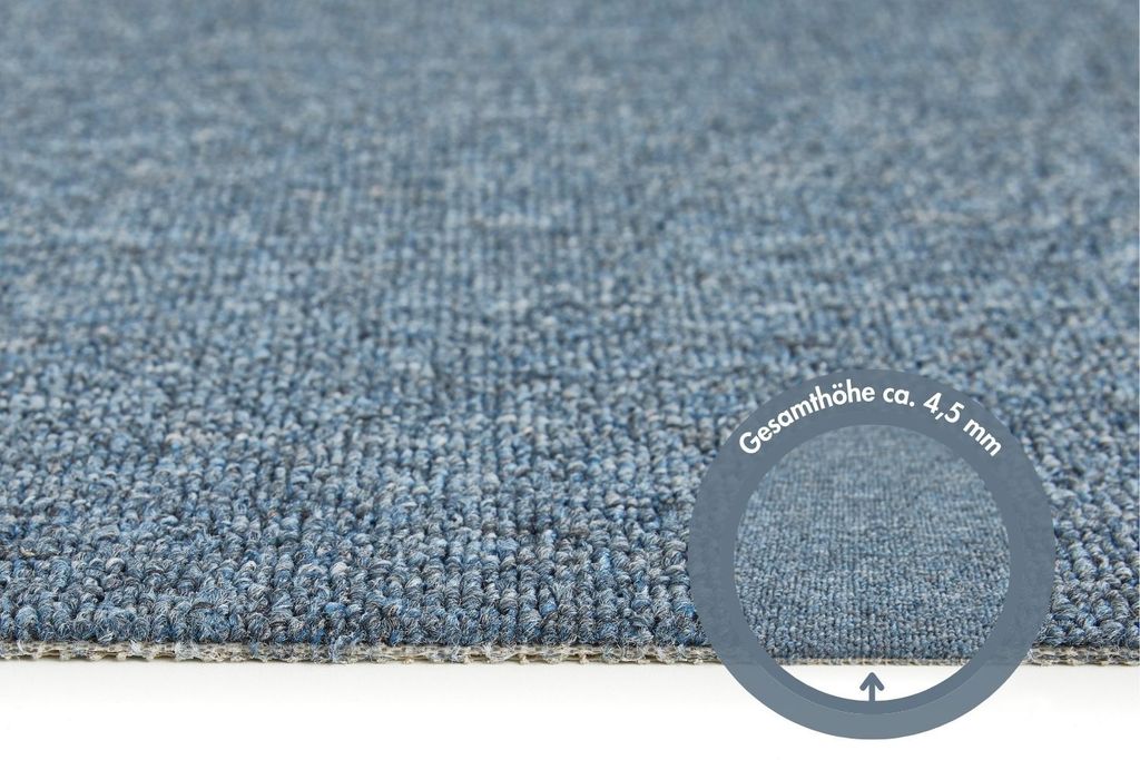 Teppichboden Auslegware Blau 200 x 300 cm Meterware