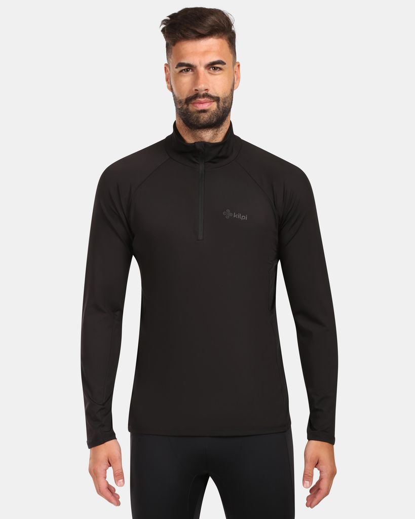 Kilpi WILLIE-M Langarm-Funktionsshirt für Herren, SCHWARZ, Größe M