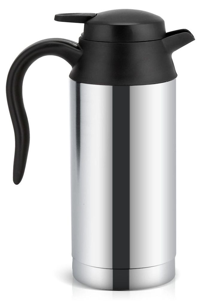 12V 750ml Edelstahl Wasserkocher Heizung Tasse Kaffee Becher Reise Wasserflasche