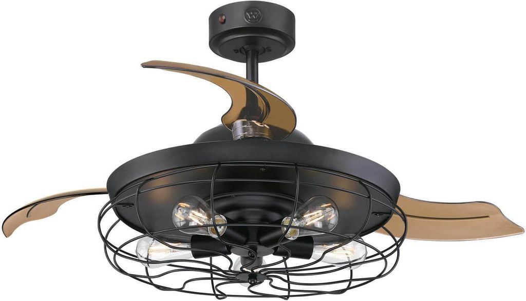 Deckenventilator Dunlin 105 cm mit LED Beleuchtung und Fernbedienung