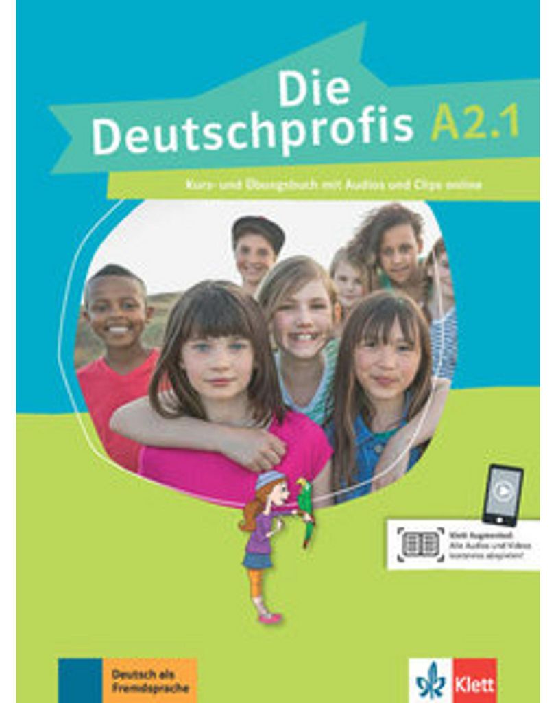Die Deutschprofis A2.1. Kurs- und Übungsbuch + Audios und Productafbeelding 