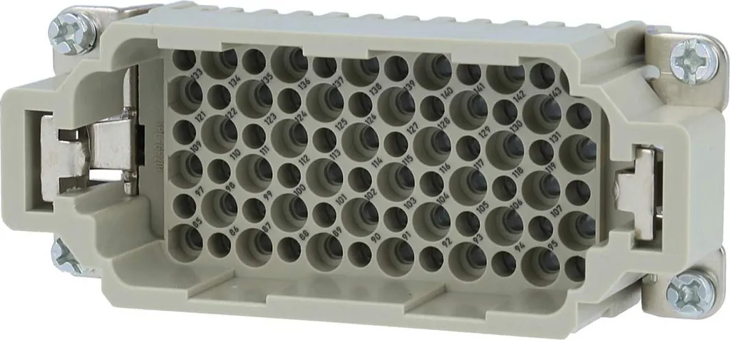 HARTING Han 72DD Insert Mâle 72 Pôles à Sertir 250V 10A pour Connecteur