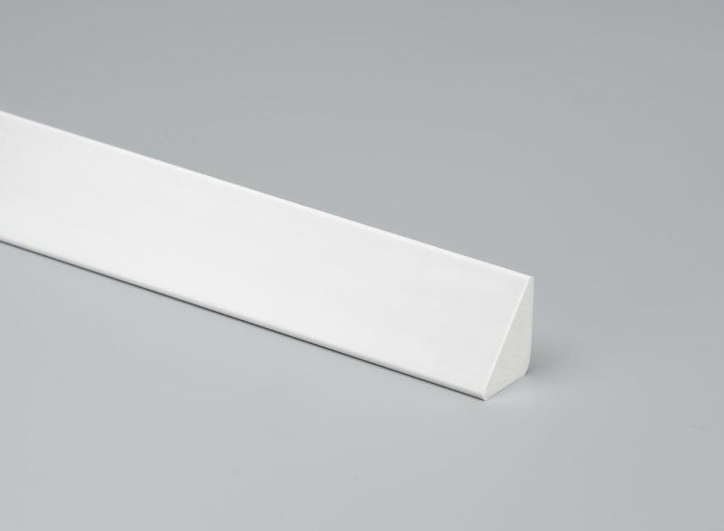 Primo Dreikantleiste 90 cm 21 x 15 mm weiß Produktbild 