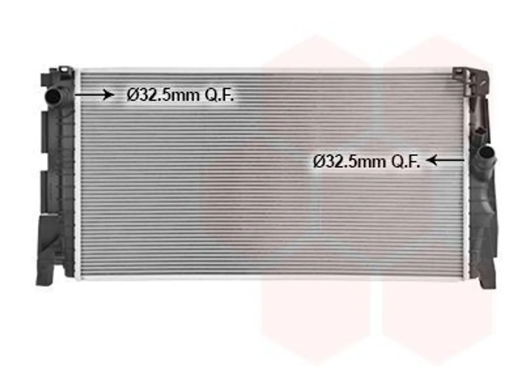 Radiateur moteur VAN WEZEL 06012774 pour MINI F54 F55 F56 et F57