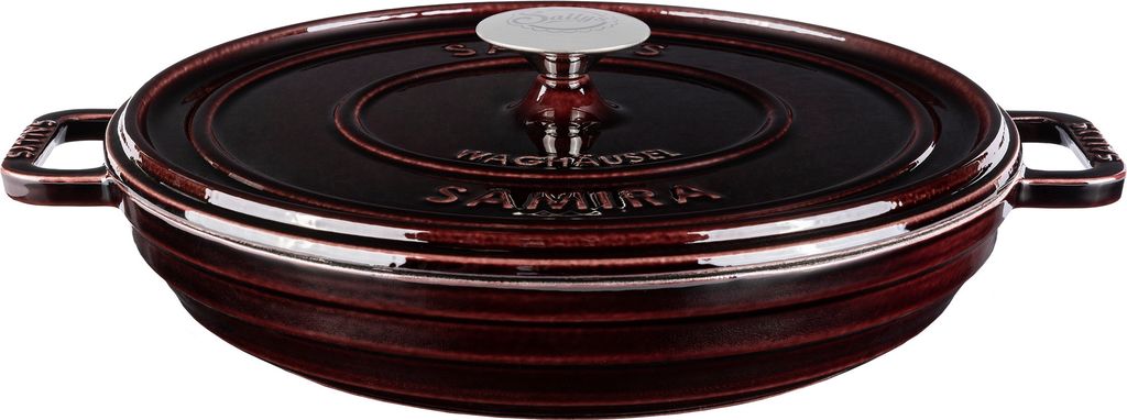 Sallys Gusseisentopf Samira - Plum Purple Majolika