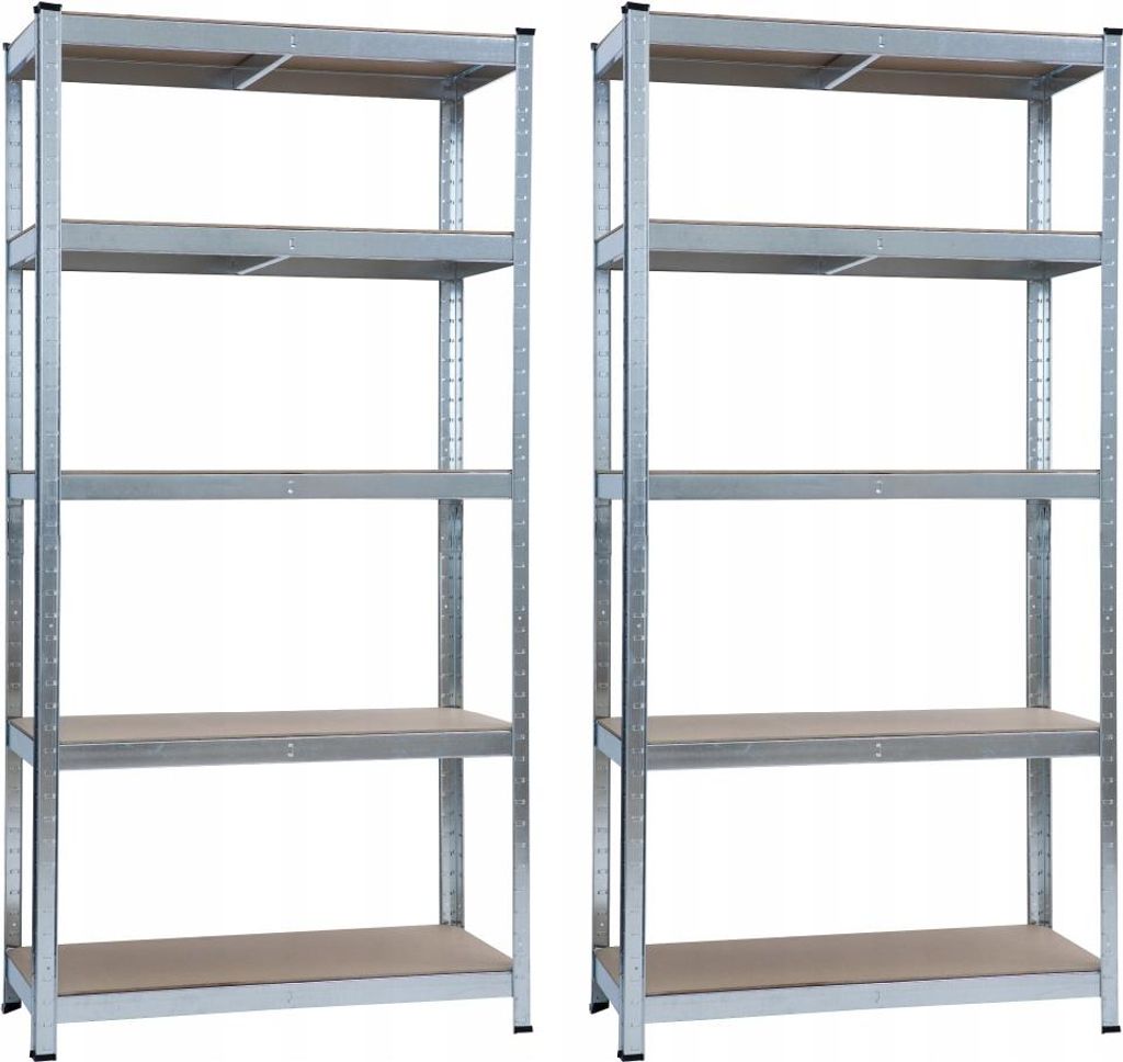 2X Regał Magazynowy Metalowy Piwnica Garaż Mocny 180X90X40 Zdjęcie produktu 