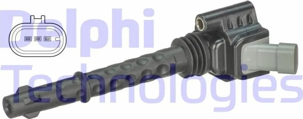 Delphi GN10596-12B1 Bobine d'allumage OE 55224110 pour Fiat 500X et Jeep