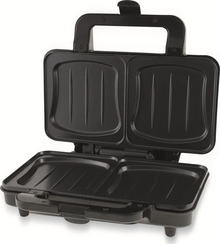Toaster à Sandwich Emerio ST-109562 900W avec Plaques Antiadhésives Inox