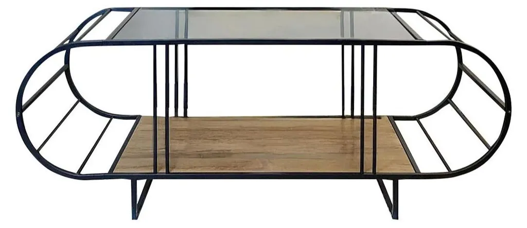 Table basse verre 145 cm WINDY : gagnez en luminosité et en espace
