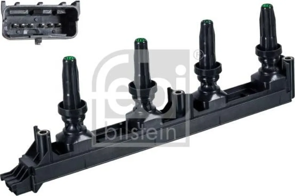 FEBI BILSTEIN 36599 Bobina di accensione OE 5970A0 compatibile con Zafira, Scudo, 300 C, Expert, 807, 407, 308, 307, Jumpy, C8, C5, C4